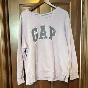 GAP Light Purple Sweatshirt with Logo